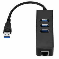3 Ports Usb 3.0 Gigabit Ethernet Lan Adapter Rj45 Hub Auf 1000mbps Pc Mac