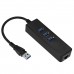 3 Ports USB 3.0 Gigabit Ethernet LAN Adapter RJ45 Hub auf 1000Mbps PC Mac RASPBERRY PI  7.75 euro - satkit