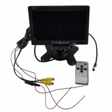 7 Zoll Tft Farbe Lcd Auto Rückfahrkamera Monitor Unterstützung Drehen Des Bildschirms Und 2 Av Eingänge