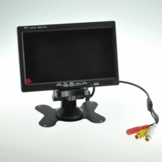 7 Zoll Tft Farbe Lcd Auto Rückfahrkamera Monitor Unterstützung Drehen Des Bildschirms Und 2 Av Eingänge