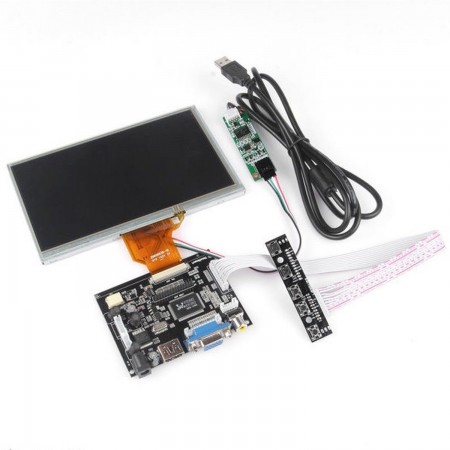 7 Zoll TFT LCD Monitor für Himbeere Pi Touchscreen + Treiberplatine HDMI VGA 2AV RASPBERRY PI  43.00 euro - satkit