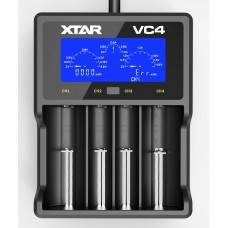 Xtar Mcvcvp124 Vc4 Universal Ladegerät Mit Lcd Für Li-Ionen Akku