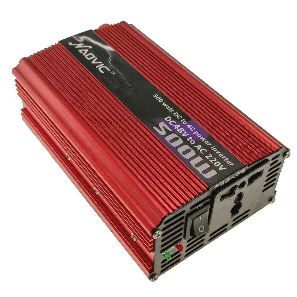 500W Spannungswandler DC48V auf AC220V mit reiner Sinuswelle