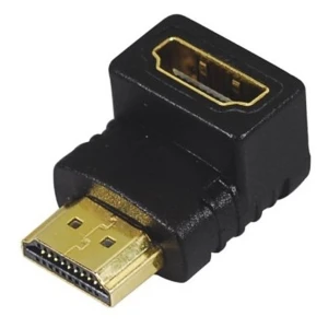 HDMI-Stecker auf HDMI-Buchse Adapter 90° für kompakte Anschlüsse