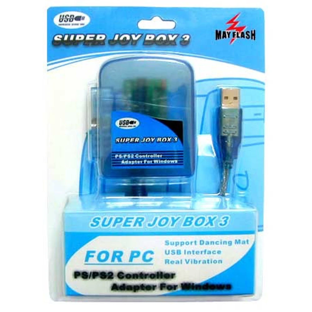 PS2-Controller-Adapter für PC Super Joy Box Pro 3 von Mayflash mit USB
