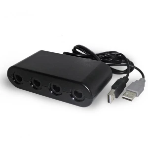 Gamecube-Controller-Adapter für Nintendo Wii U und PC, kompatibel mit Super Smash Bros