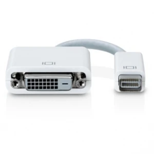 Mini-DVI-auf-DVI-Adapter zum Anschluss von Monitoren und Beamern für Mac und PC