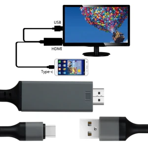 USB-C auf HDMI Adapter Konverter USB Kabel HDTV 4K kompatibel