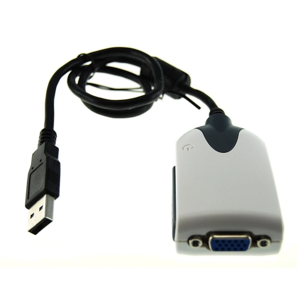 USB-VGA-Adapter für zusätzlichen Monitor kompatibel mit Windows und Linux