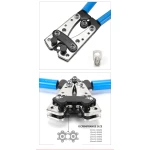 Crimpzange 6-50mm² mit rutschfesten Griffen und verstellbarer Drehung