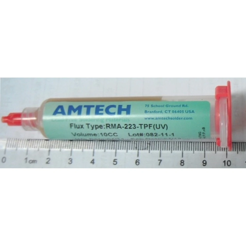 Amtech NC-559-ASM-TPF Lötflussmittel 10cc für Elektroniklöten und BGA-Reballing