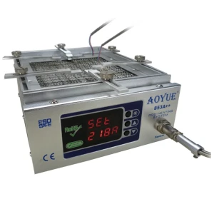 Aoyue 853A++ Vorheizstation mit digitaler Steuerung und ausziehbarer Halterung