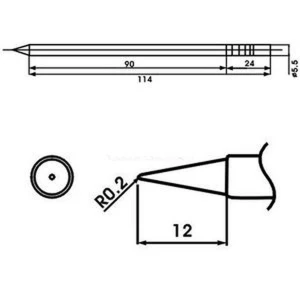 Aoyue LF-LB Lötkolbenspitze mit Heizelement für Lötstation