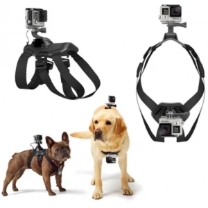 Hunde-Geschirr für GoPro 1/2/3 und SJ4000, verstellbar und robust