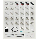 AUTOOL C100 Benzin-Einspritzdüsenreiniger mit Adaptern