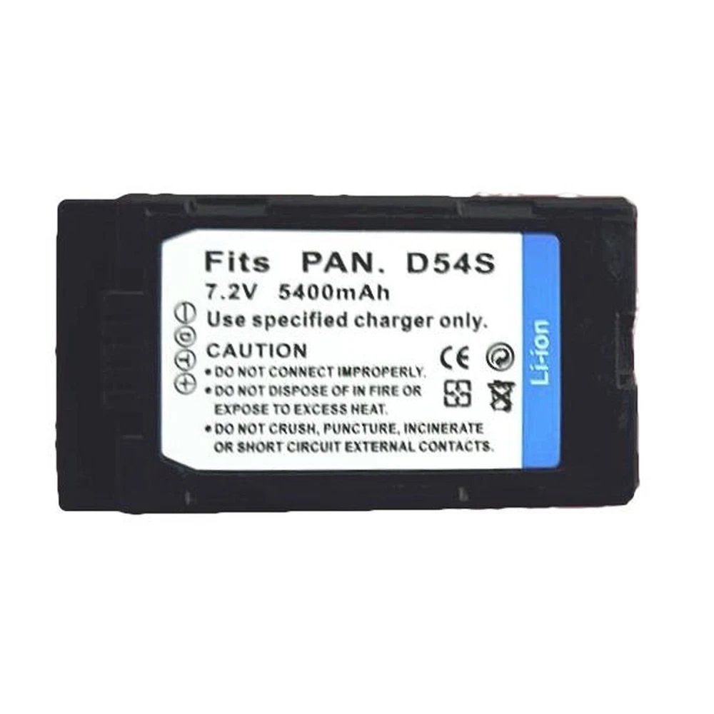Kompatibler Panasonic CGP-D54 Akku 7.2V 5400mAh für Panasonic Kameras