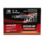 Motorradbatterie AGM 12V 9Ah OUTDO HCZ10S-MF - Kompatibel Yuasa YTZ10S(-BS) / GTZ10S / ETZ10S