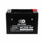 Motorradbatterie AGM 12V 5Ah OUTDO HCZ5D-MF - Kompatibel Yuasa YTZ7S-BS / GTZ7S / ETZ5L-BS