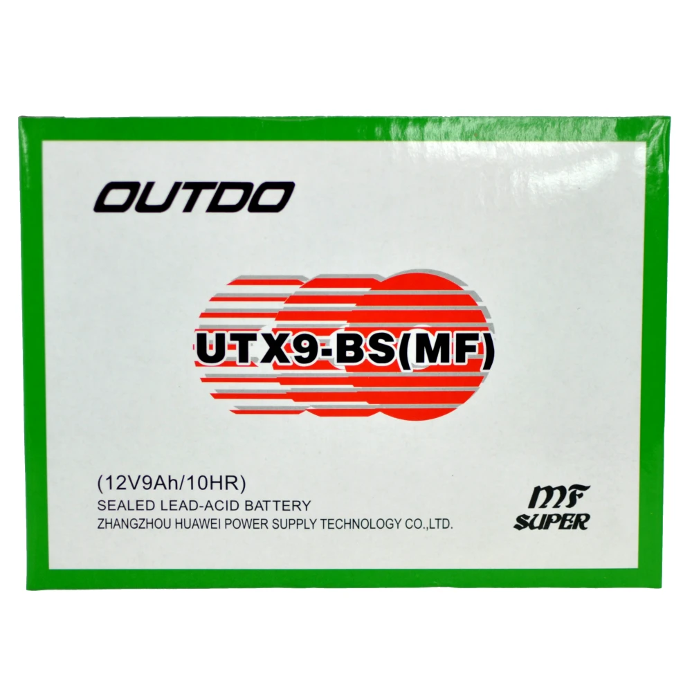 Motorradbatterie UTX9A YTX9-BS Gel mit hoher Leistung