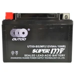 Motorradbatterie UTX9A YTX9-BS Gel mit hoher Leistung