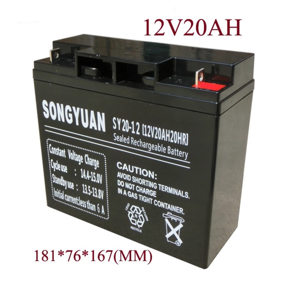 12V 20Ah Bleiakku SY20-12 kompatibel mit vielen Modellen