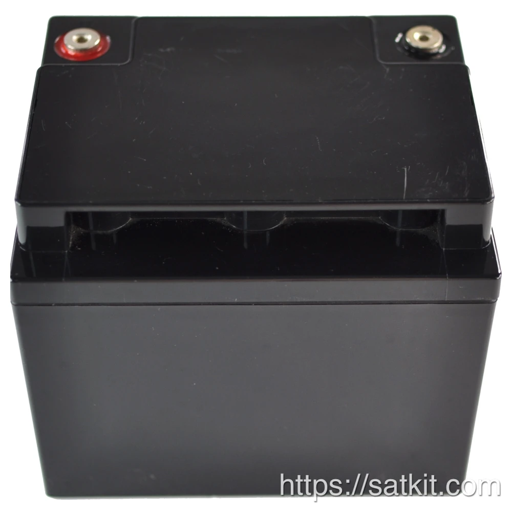 Bateria Plomo Sellada Recargable 12V 40Ah Sy40-12 con conexiones visibles