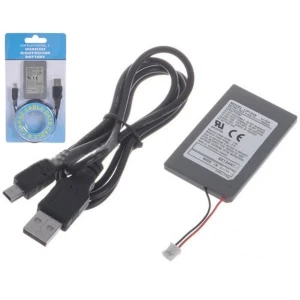 PS3 Akku 1800mAh mit USB-Ladekabel für PlayStation 3