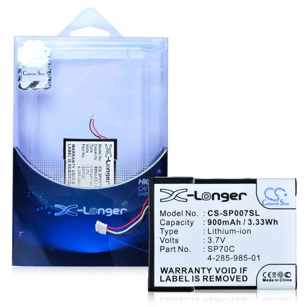 Sony PSP E1004 Akku 900 mAh Schwarz kompatibel mit PSP Street E1000, E1002, E1008