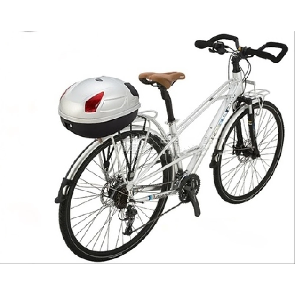 Fahrrad-Helmkoffer 17L weiß JZH-818 für 1 Helm