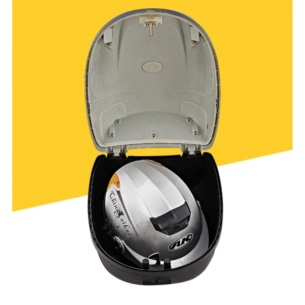 Fahrrad-Helmkoffer 17L weiß JZH-818 für 1 Helm