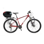 Fahrrad-Helmkoffer 17L schwarz JZH-818 für 1 Helm mit Schloss