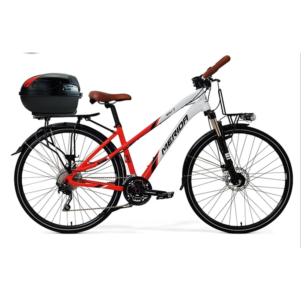 Fahrrad-Helmkoffer 17L schwarz JZH-818 für 1 Helm mit Schloss