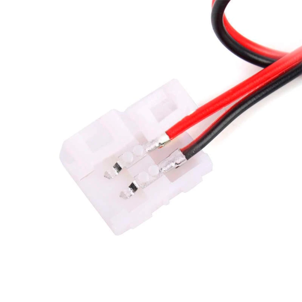 Conector rápido para tira LED monocolor 8mm 2 Pin con cable de 16 cm