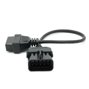 OBD1-auf-OBD2-Kabel kompatibel mit Opel - Diagnoseadapter 10Pin auf 16Pin