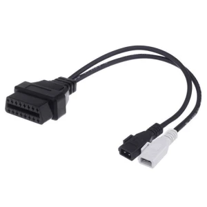 OBD2 2x2 auf 16 Pin Kabel für VW Audi Seat Skoda VAG Adapter
