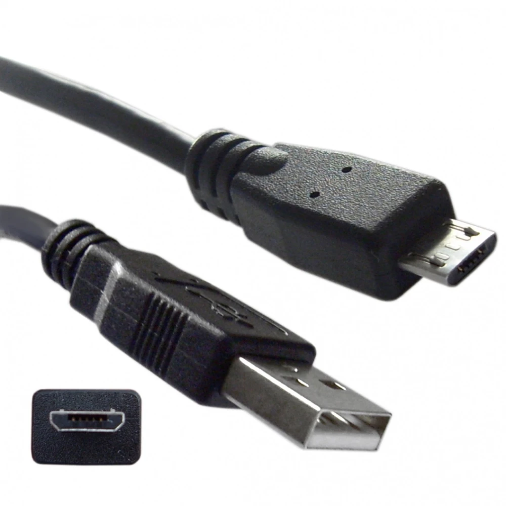 USB 2.0 auf Micro-USB Kabel 1m M/M - satkit für Handys und Tablets