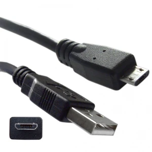 USB 2.0 auf Micro-USB Kabel 1m M/M - satkit für Handys und Tablets