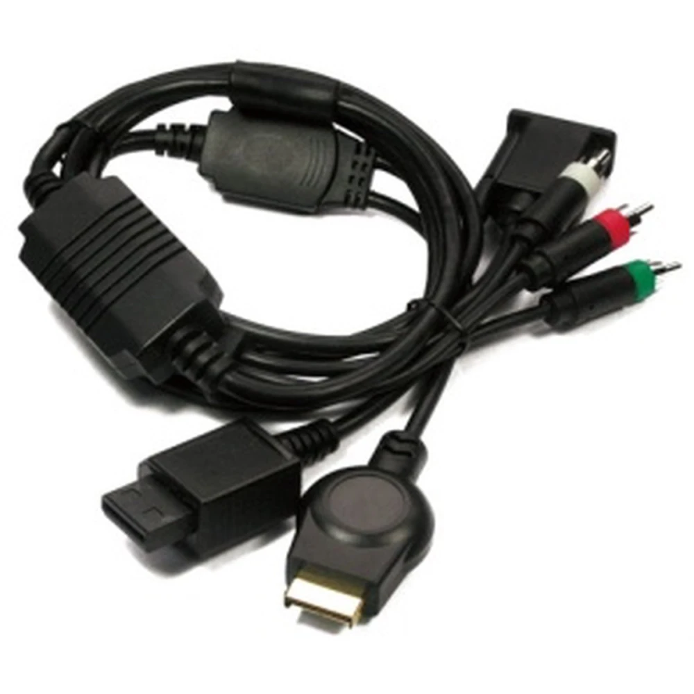 VGA-Kabel für PS3 Wii zum Verbinden von Konsole und Monitor mit RCA-Audio