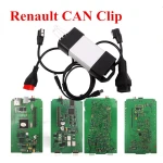 Vista del CD de software CLIP V152 incluido con Can Clip Renault V168