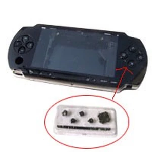 Komplettes schwarzes PSP-Gehäuse mit Tasten für Reparatur und Ersatz