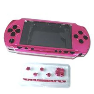 PSP Komplettgehäuse rosa mit Tasten für Reparatur und Individualisierung