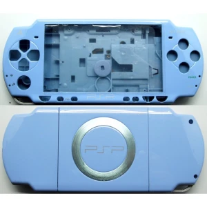 PSP2000 Gehäuse komplett hellblau mit Tasten für Reparatur
