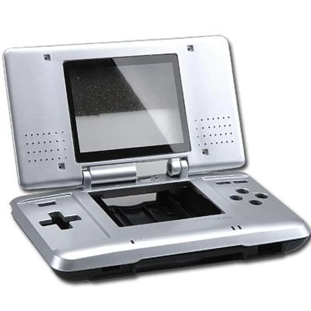 Nintendo DS Ersatzgehäuse silber für Reparatur und Wartung
