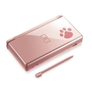 Ersatzgehäuse für Nintendo DS Lite Nintendogs in Rosa Metallic