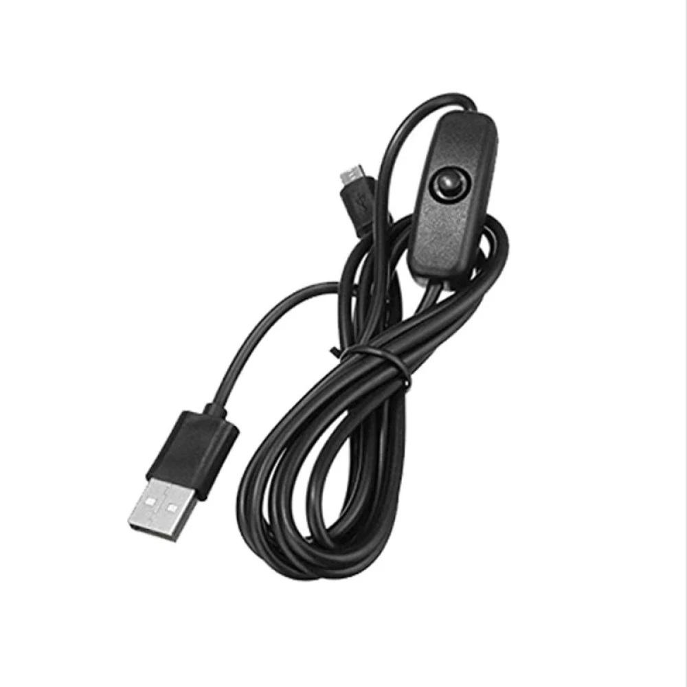 Cable USB con interruptor para alimentación de Raspberry Pi modelo B/B Plus