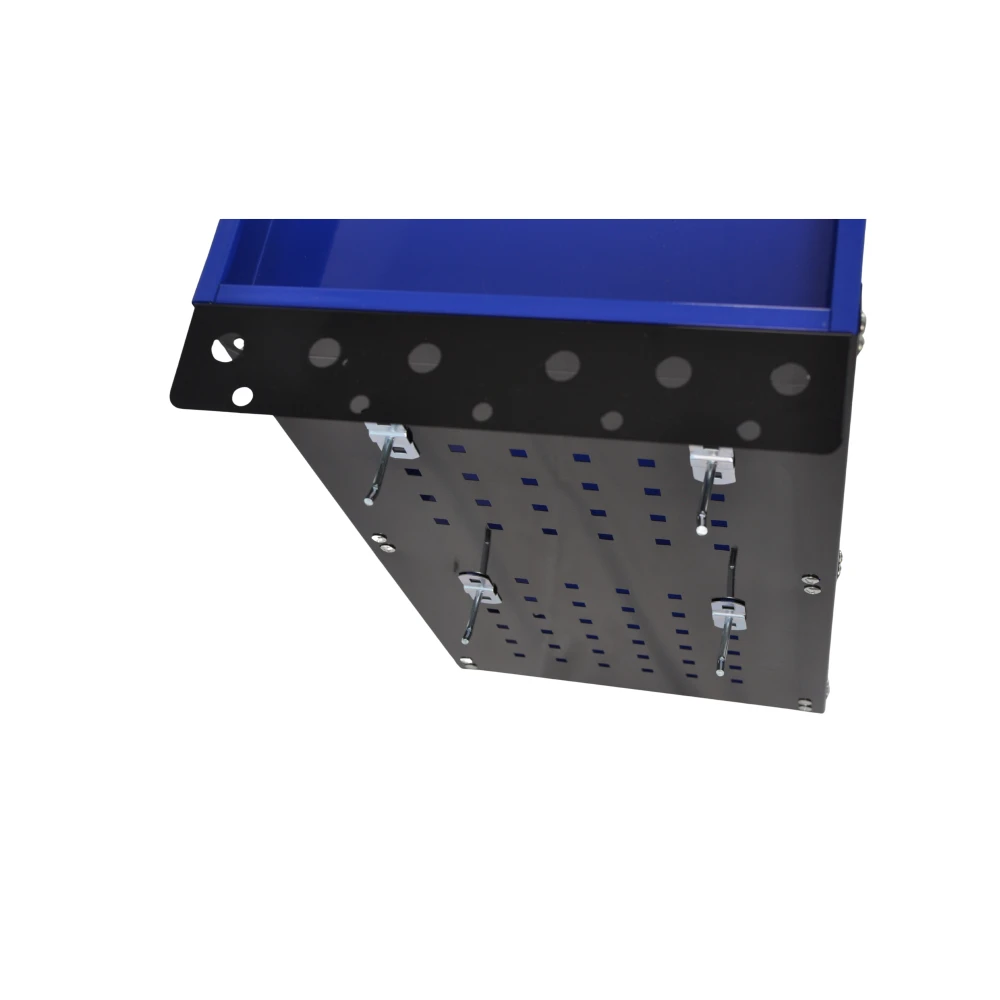 Professioneller Werkstattwagen mit 3 Ablagen, Seitenablagen und Haken