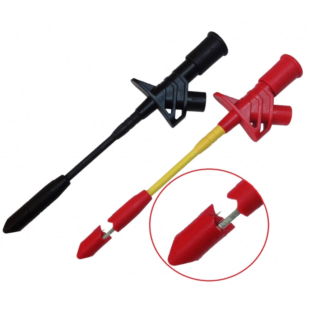 Isolierte Kfz-Prüfclips für Kabelprüfung mit Bananenanschluss