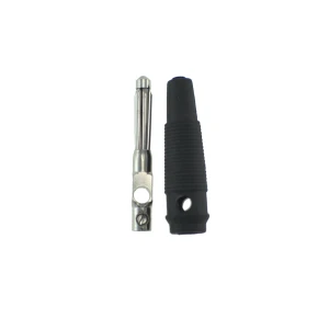 4mm Bananenstecker Schwarz BP4526 von Satkit für Messleitungen