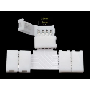 LED T-Verbindungsstück 4 Pin 10mm 5050 RGB für LED-Streifen YourLed