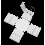 LED-Clipverbinder X-Form 10mm 2 Pin 5050 RGB für LED-Streifen